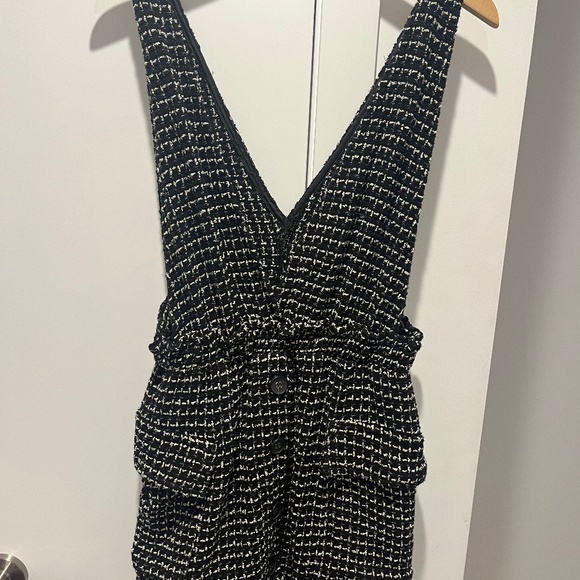 Large Zara Suspender Tweed Dress - Picture 1 of 2